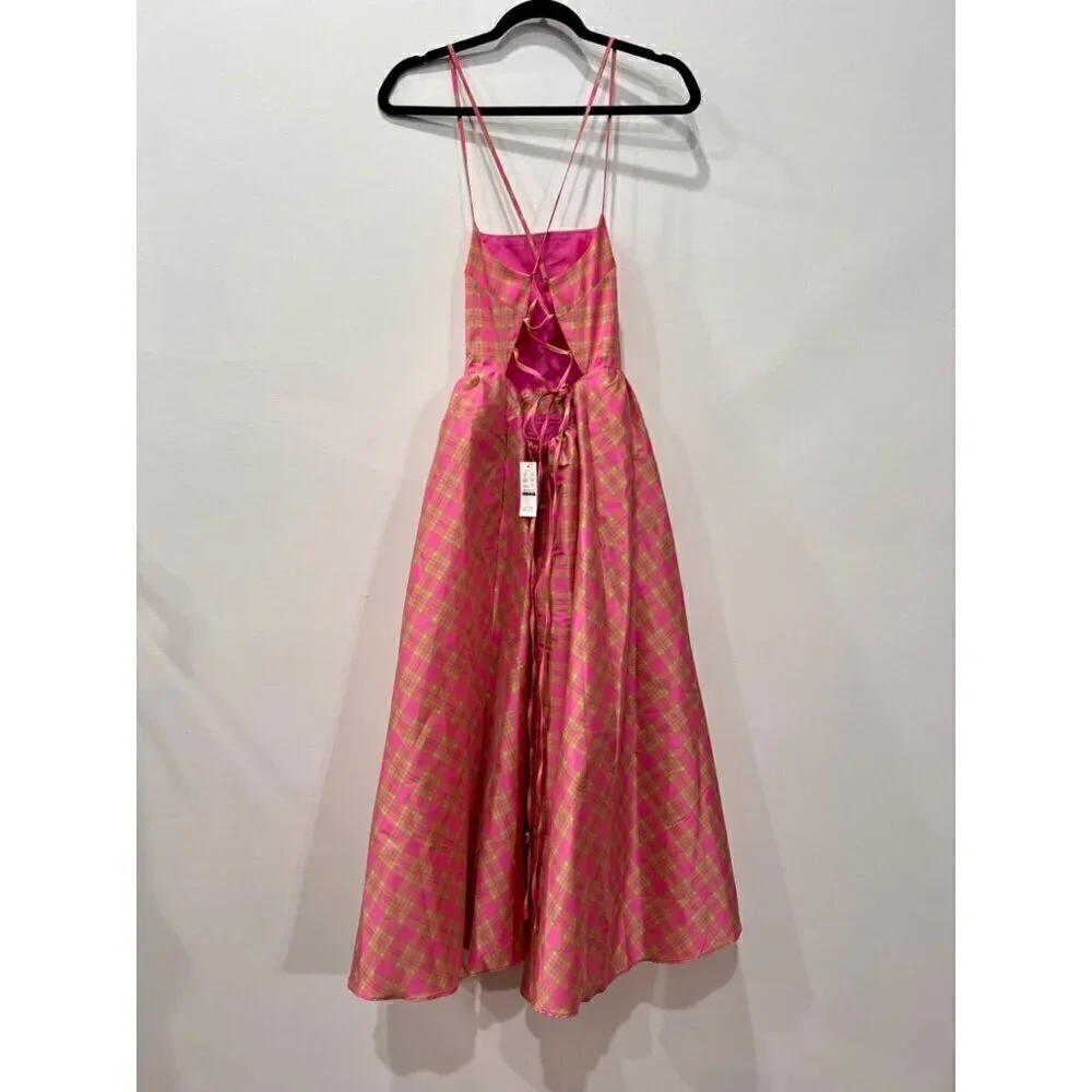 New J. Crew Collection Women's Size 6 Square neck Stretch Taffeta Dress